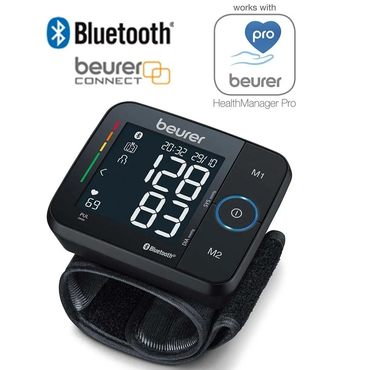 Beurer Bluetooth Wrist Blood Pressure Monitor