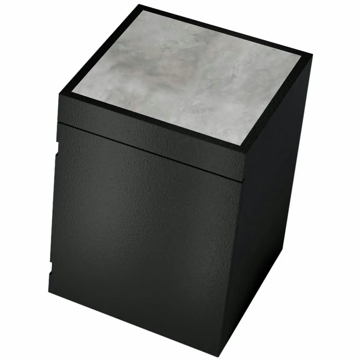 Artusi Storage Cube Cosmopolitan Grey Stone Top