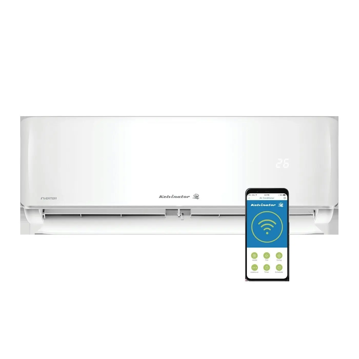 Kelvinator 3.5kW Split System Reverse Cycle Inverter Air Conditioner DRED Enabled