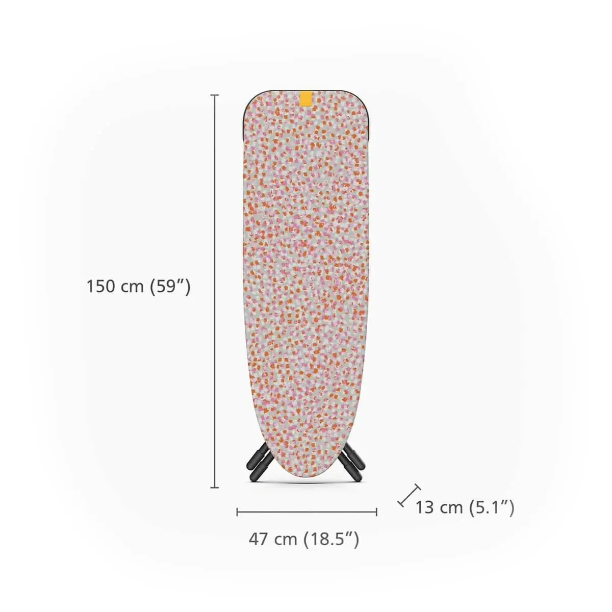 Joseph Joseph Glide Max Large easy-store Ironing Board with Extra-large Retractable Steam Iron Rest - Peach Blossom