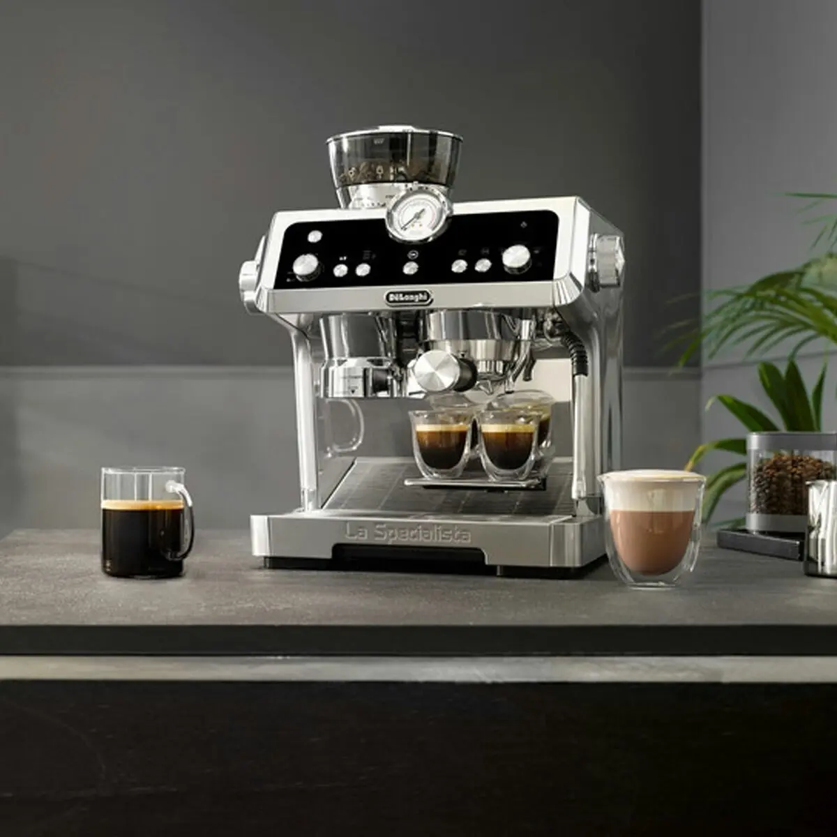 De'Longhi La Specialista Prestigio Manual Coffee Machine Stainless Steel