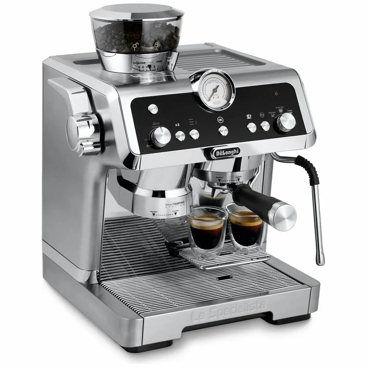 De'Longhi La Specialista Prestigio Manual Coffee Machine Stainless Steel