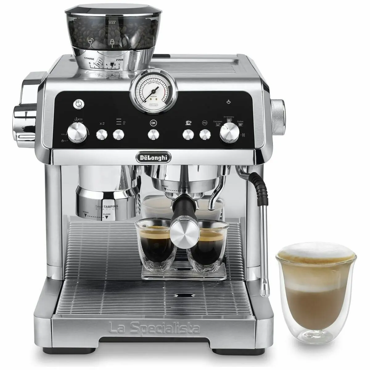 De'Longhi La Specialista Prestigio Manual Coffee Machine Stainless Steel