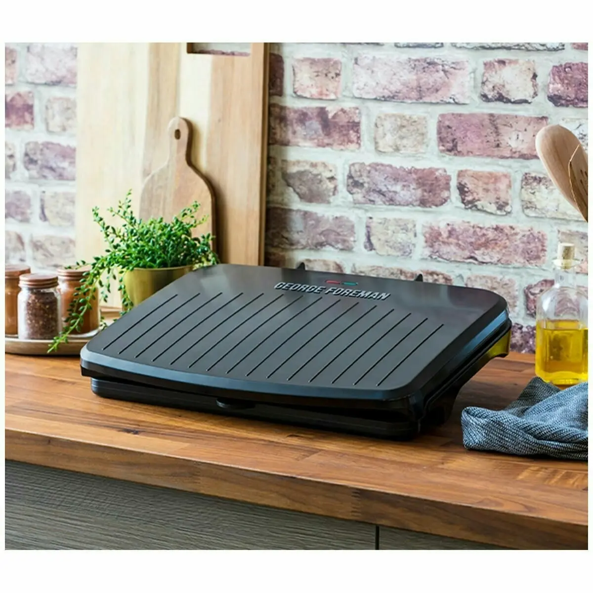 George Foreman Large Fit Grill with Grill Sponge