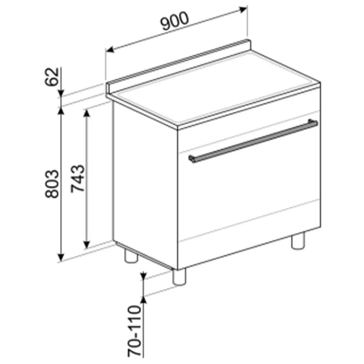 SMEG 90cm Freestanding Pyrolytic Oven/Stove