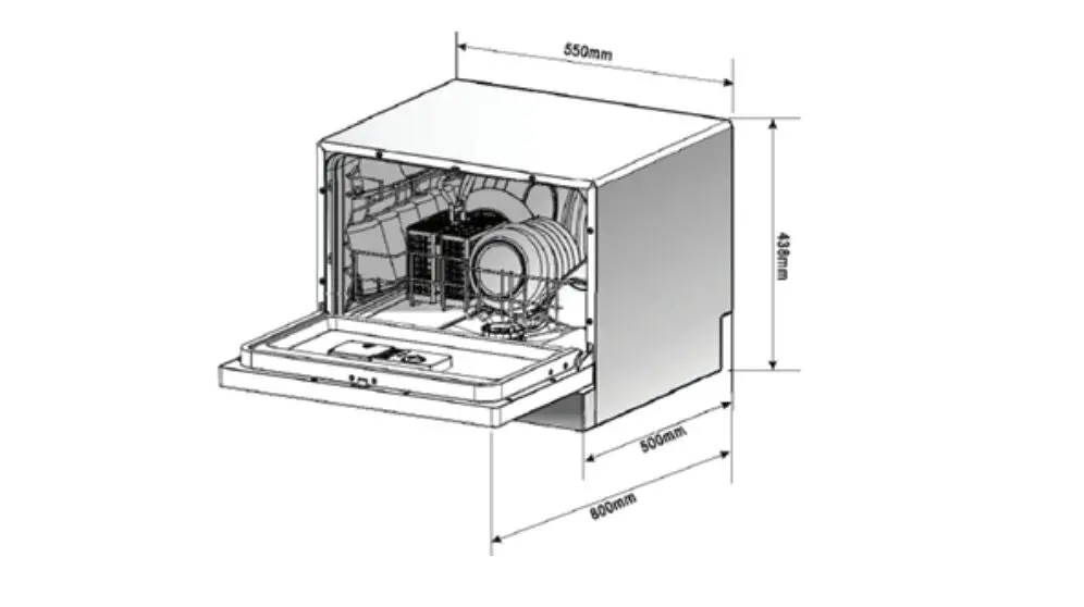 Omega Benchtop Dishwasher