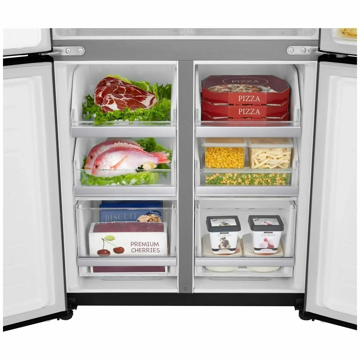 LG 506L Slim French Door Fridge Non Plumbed Ice & Water Dispenser