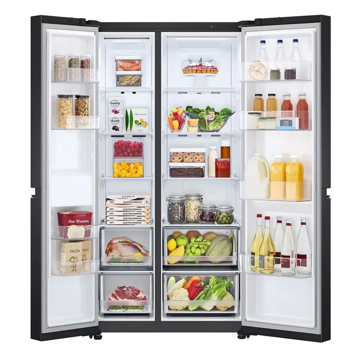 LG 655L Side by Side Fridge