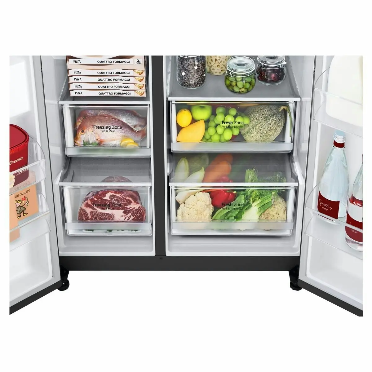 LG 655L Side by Side Fridge