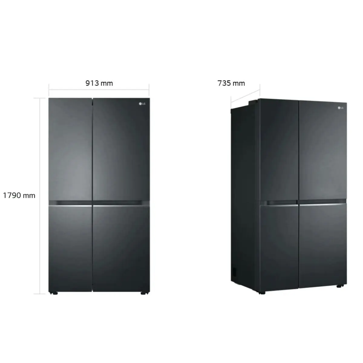 LG 655L Side by Side Fridge