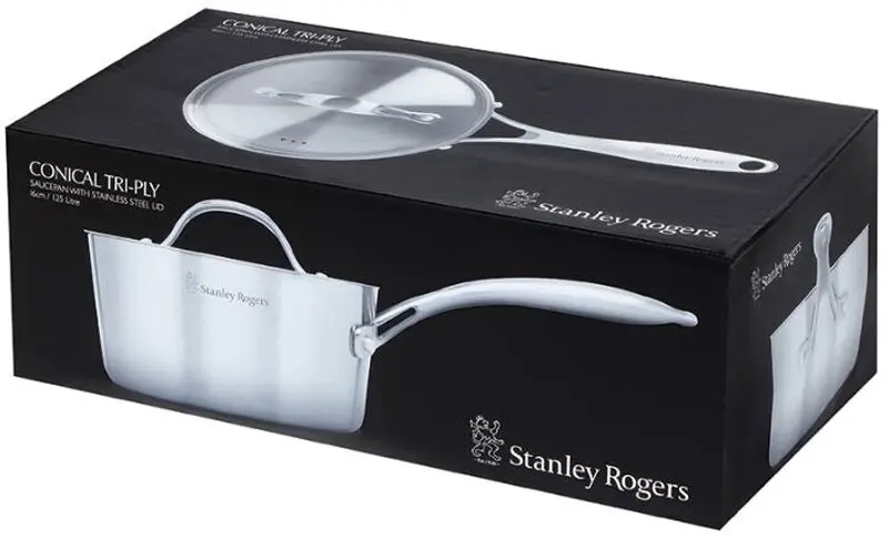 Stanley Rogers 20cm Conical Tri-Ply Saucepan