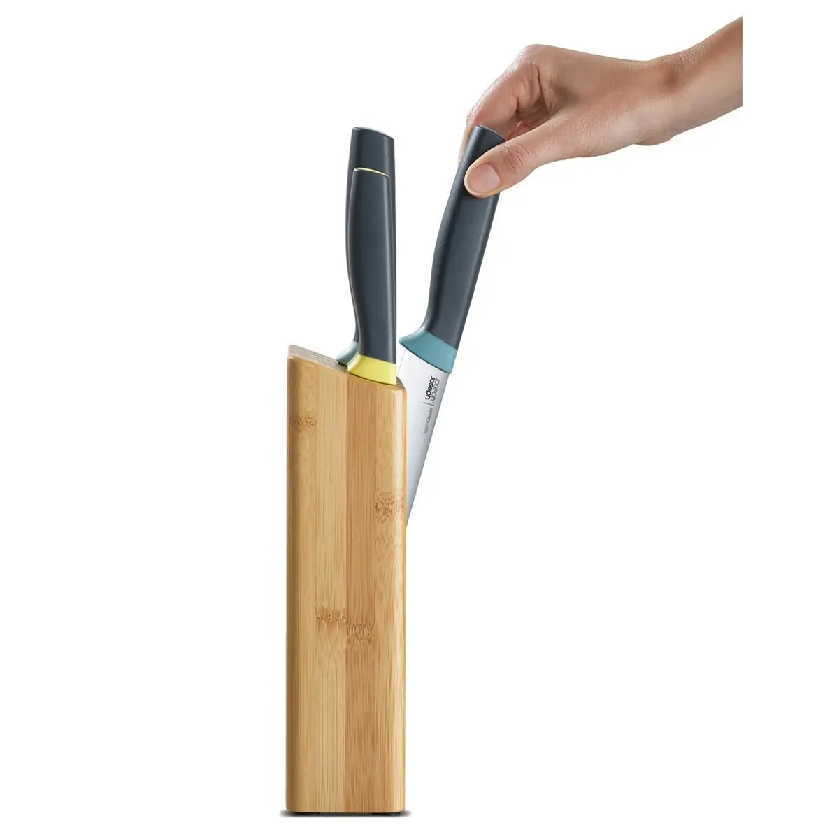 Joseph Joseph 5-Piece Elevate Knife Set With Slimline Bamboo Block