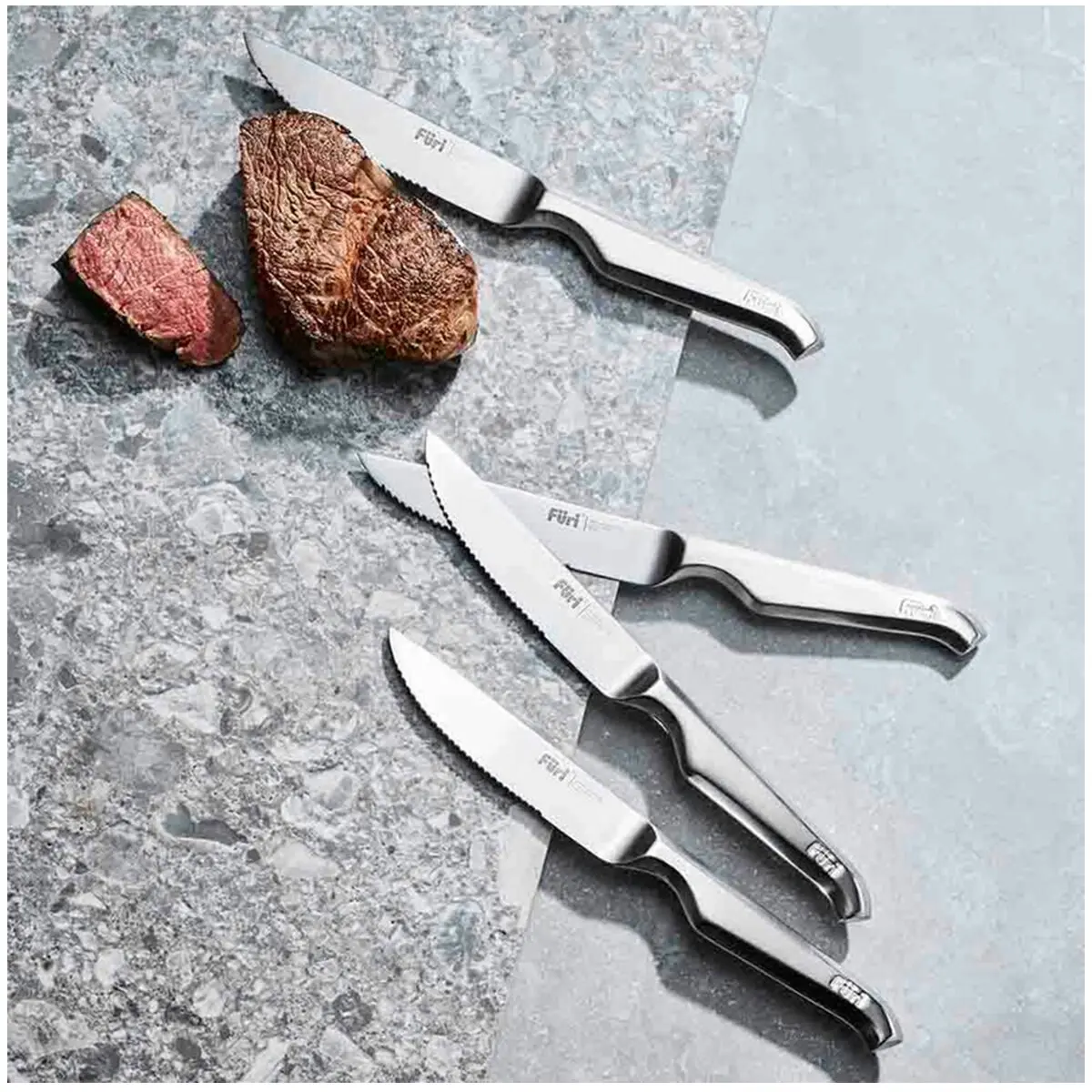 Furi Pro Serrated Steak Knives Four Piece Set