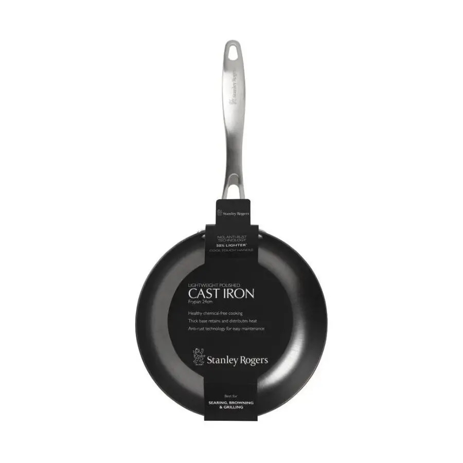 Stanley Rogers 24cm Lightweight Cast Iron Frypan