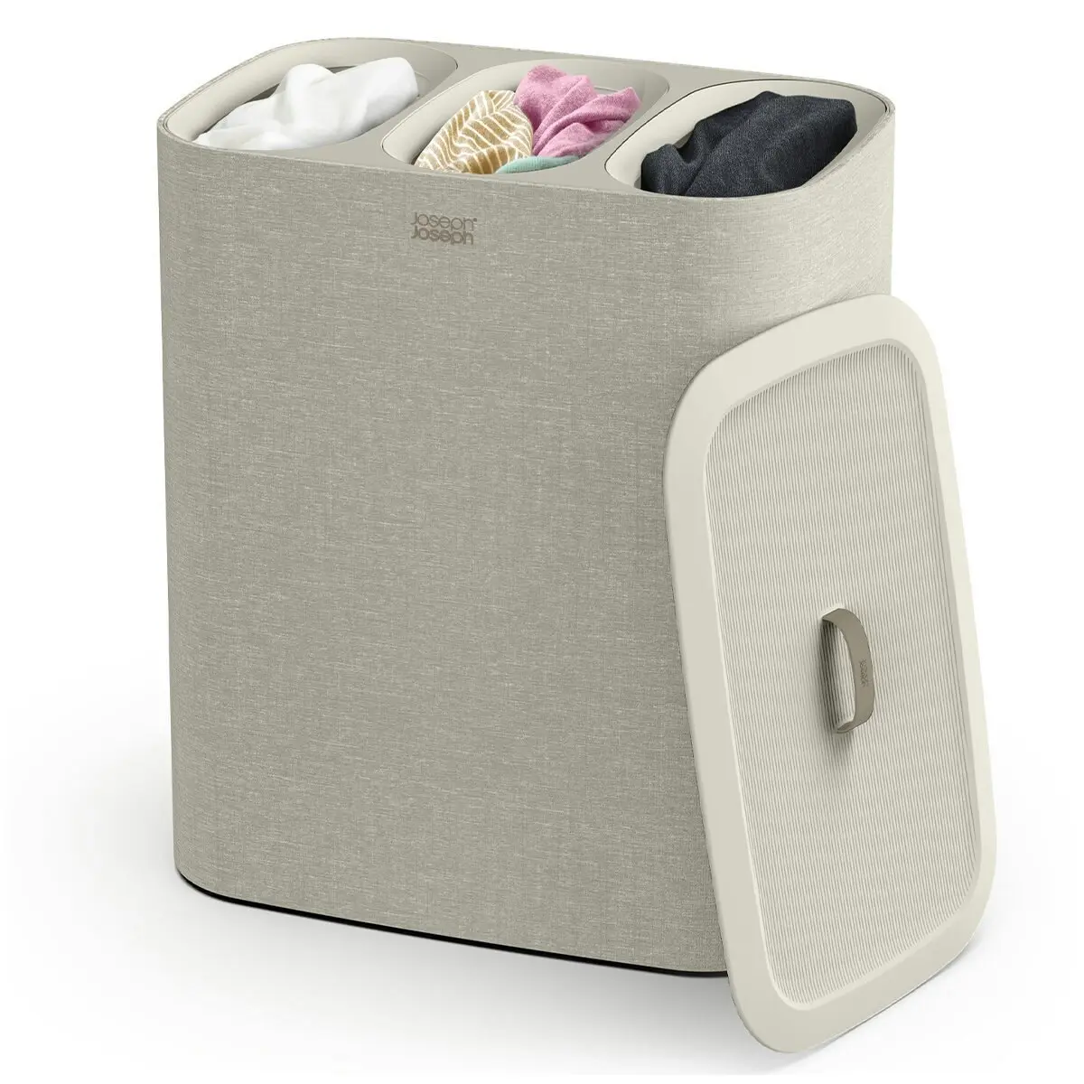 Joseph Joseph Tota Trio 90L Laundry Basket Ecru