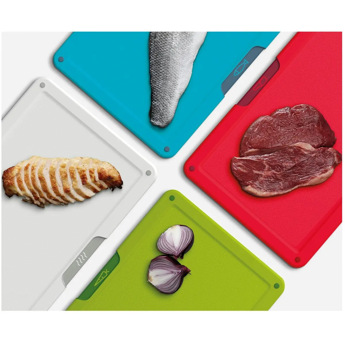 Joseph Joseph Folio Icon Four Piece Board Set Large Multicolour