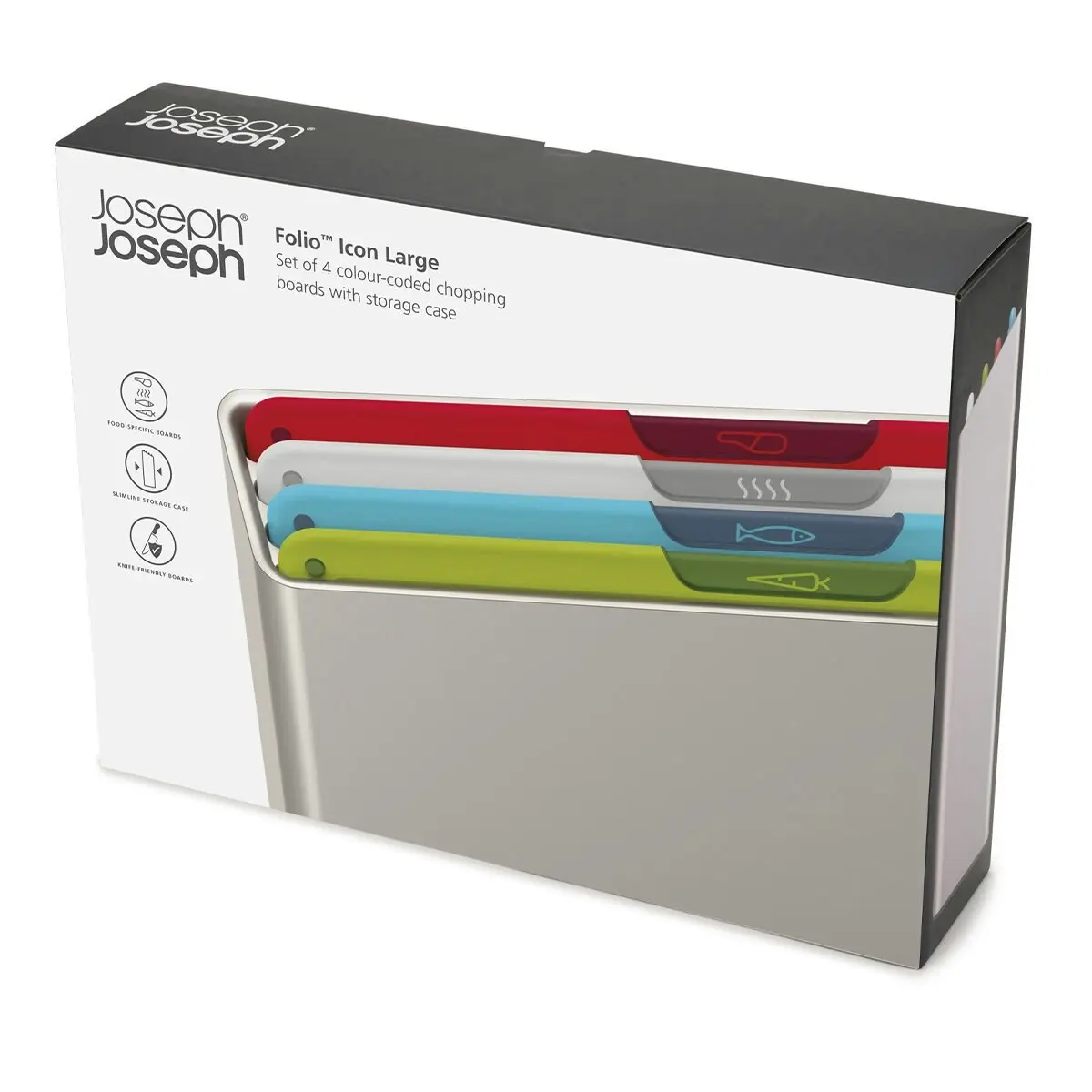 Joseph Joseph Folio Icon Four Piece Board Set Large Multicolour