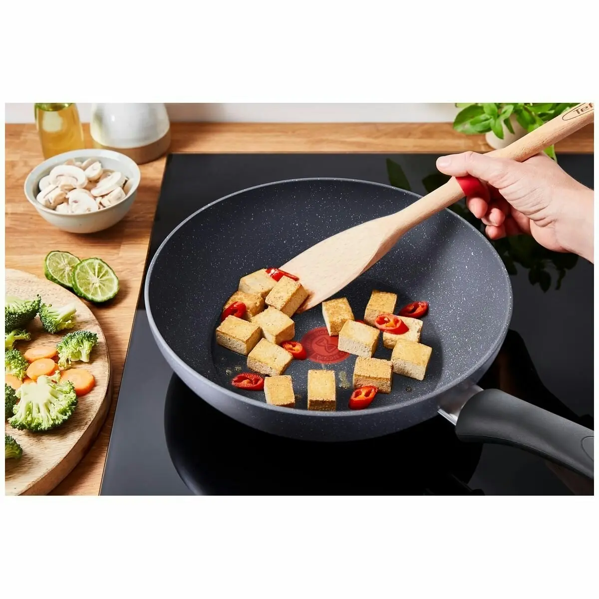 Tefal 28cm Healthy Chef Non-stick Induction Wok