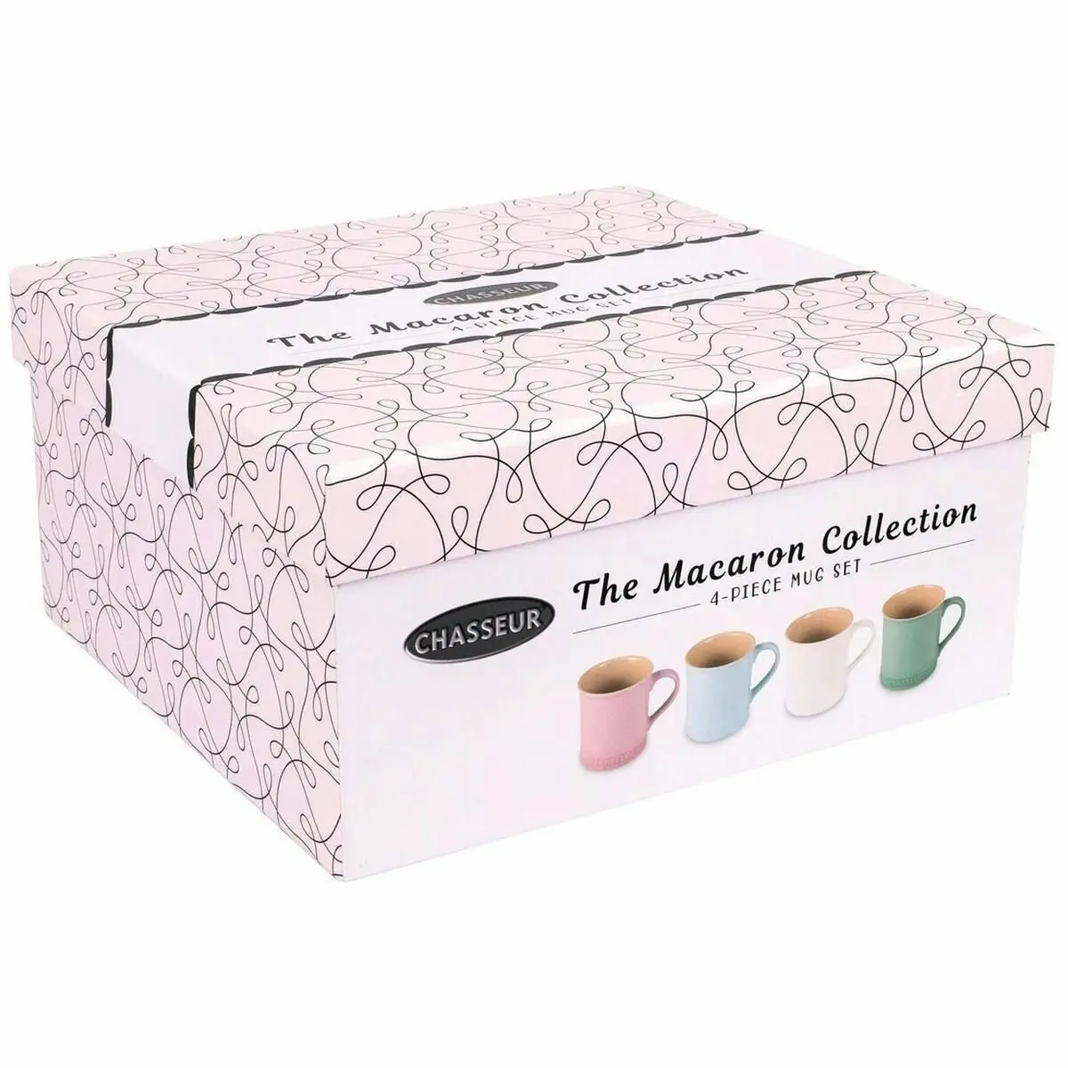 Chasseur Macaron Collection 4 Piece Mug Set