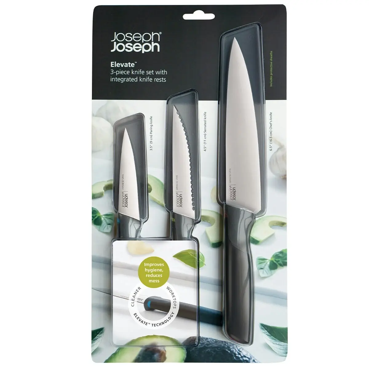 Joseph Joseph Elevate Knives Three Piece Set