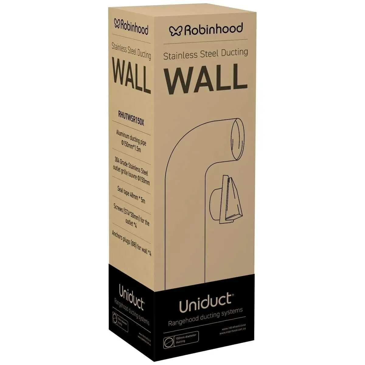 Robinhood Wall Ducting Kit