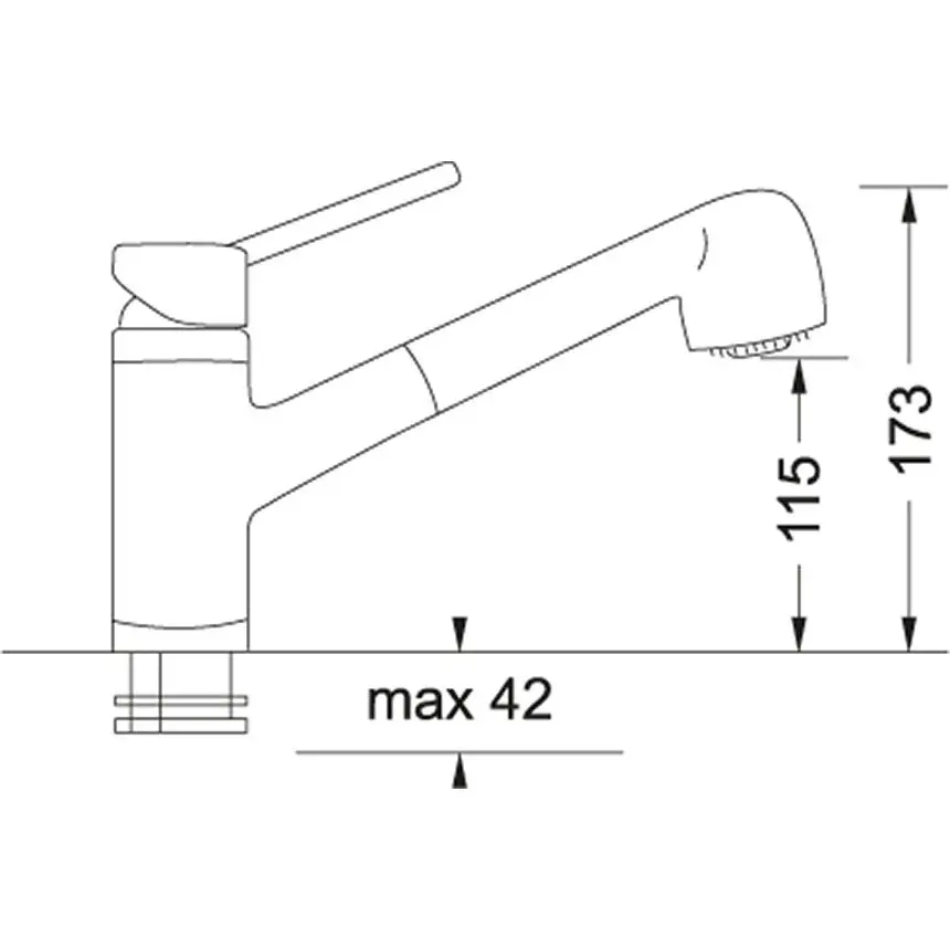 Franke Azimut Pull Out Tap