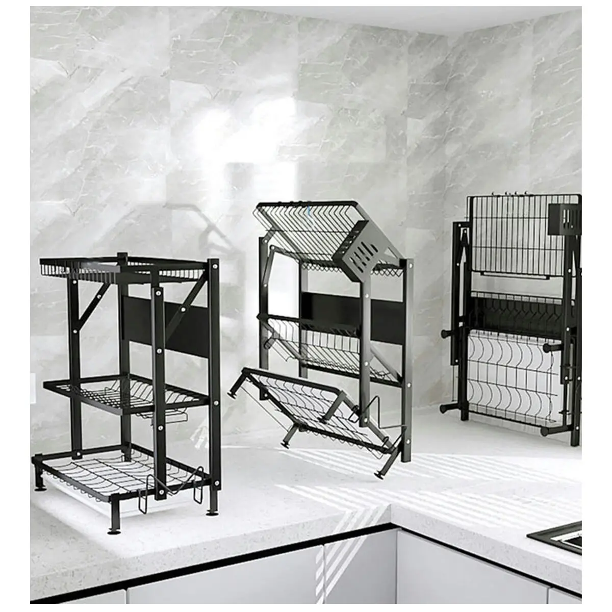 Soga Two-tier Kitchen Organiser