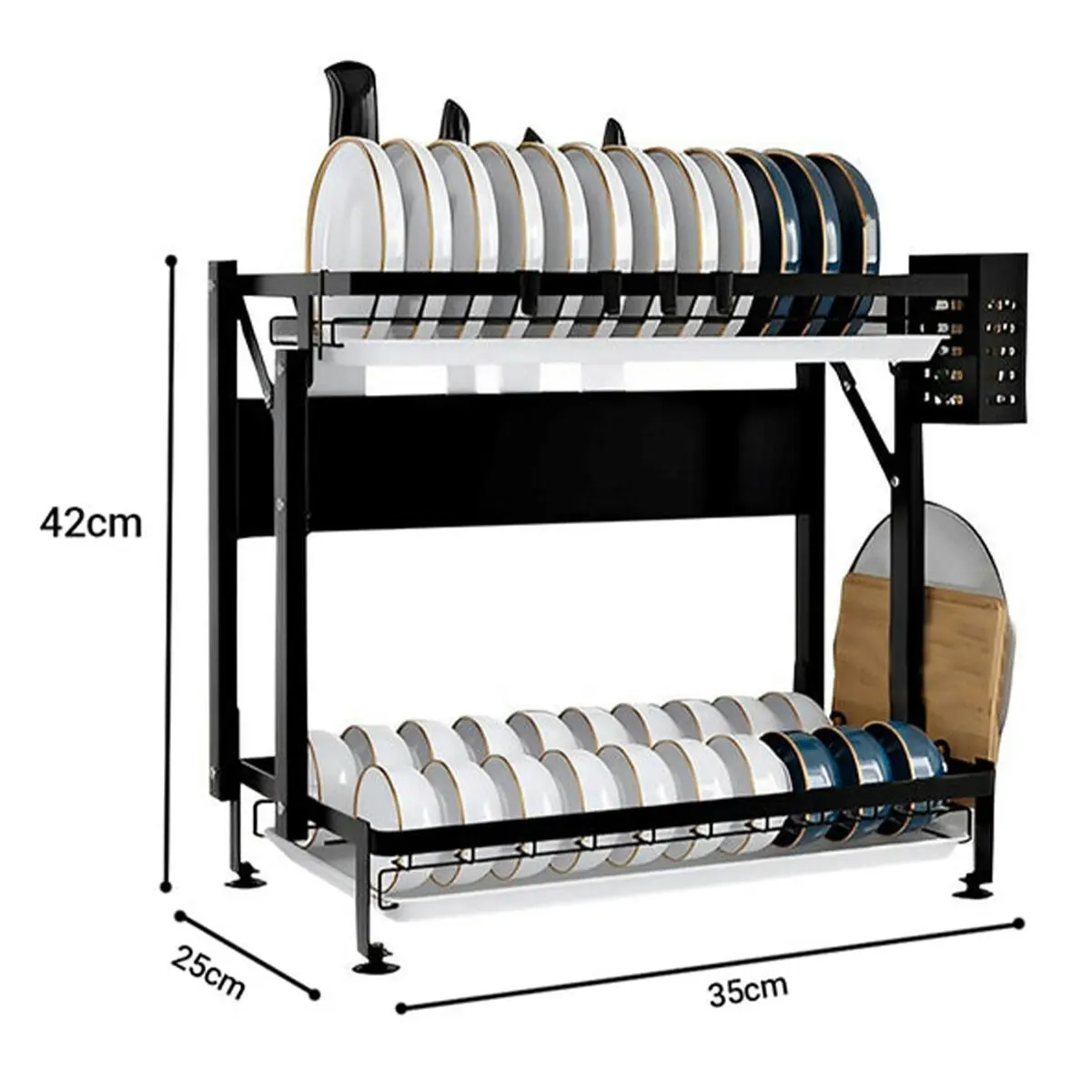 Soga Two-tier Kitchen Organiser