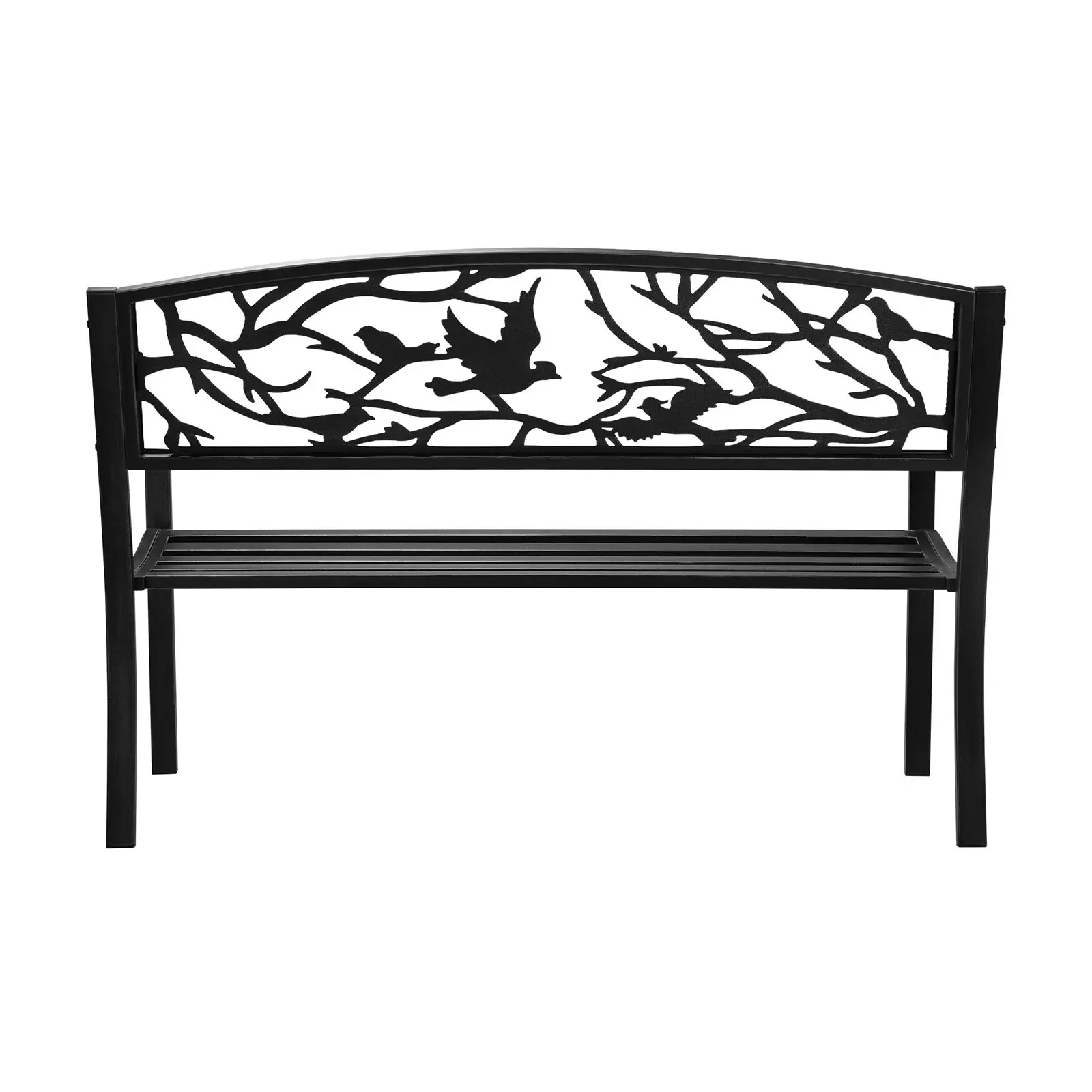 Livsip Garden Bench Seat Outdoor Chair Furniture Backyard Patio Bird Pattern