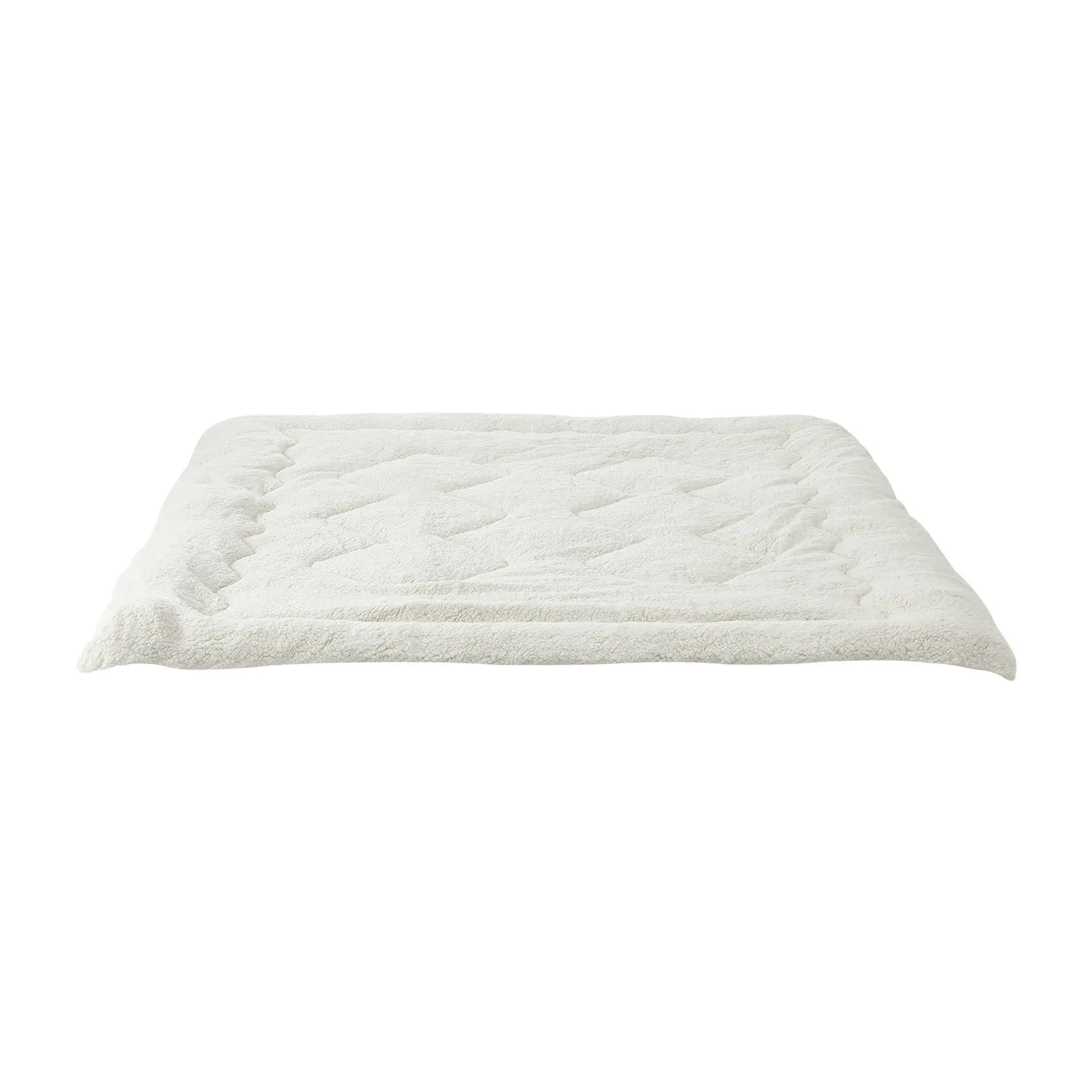 Bedra Sherpa Fleece Mattress Topper King Reversible