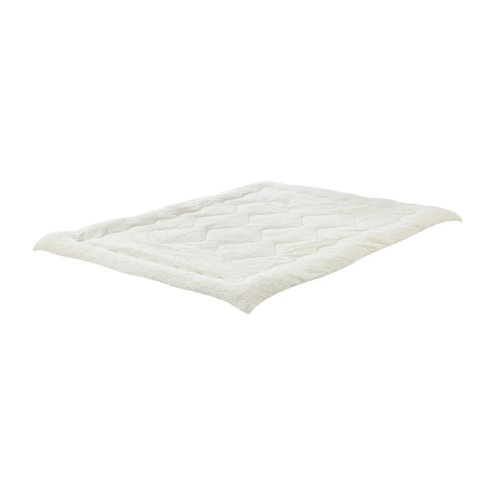 Bedra Sherpa Fleece Mattress Topper King Reversible