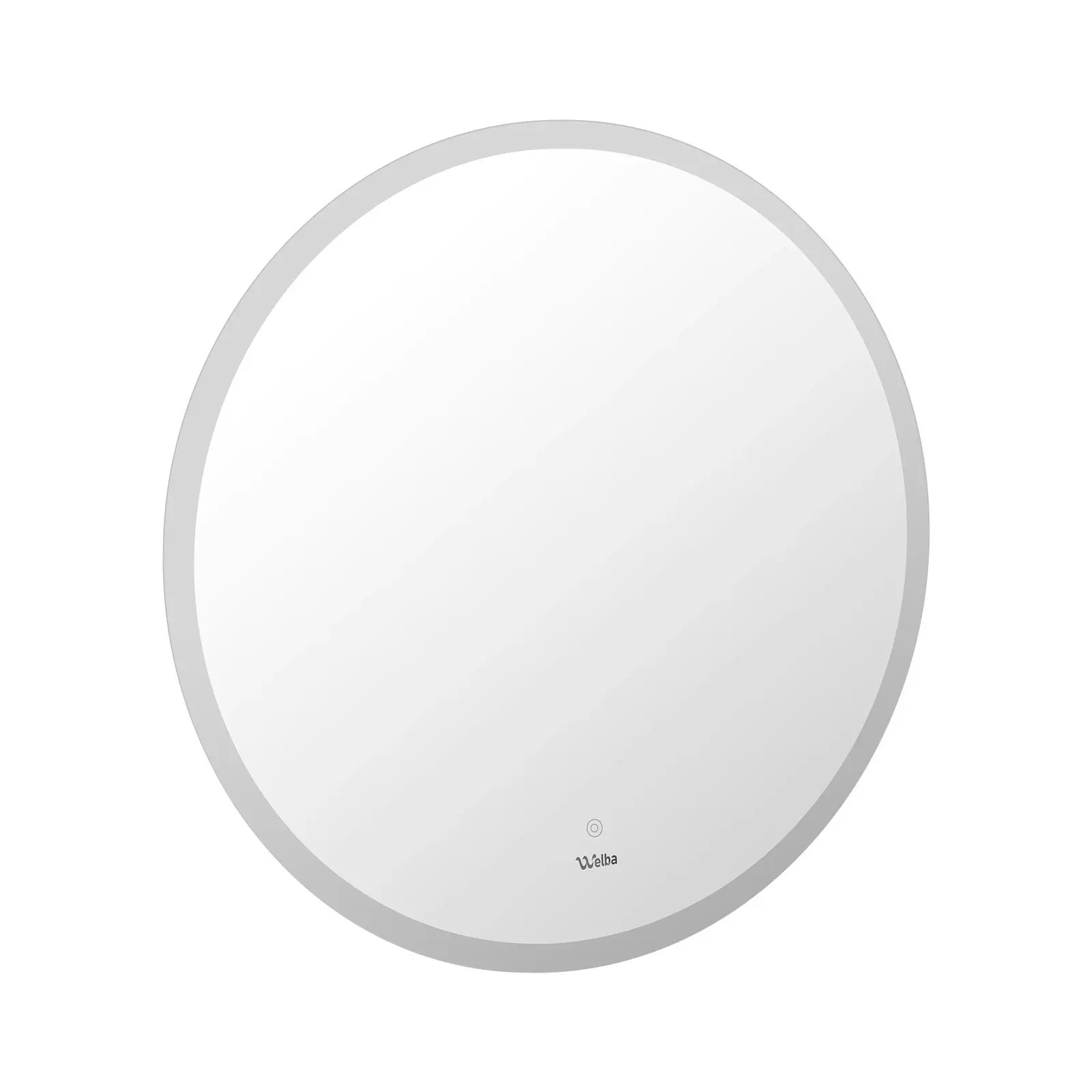 Welba 2PCS 900mm LED Round Bathroom Mirror Anti-fog Wall Makeup Mirrors