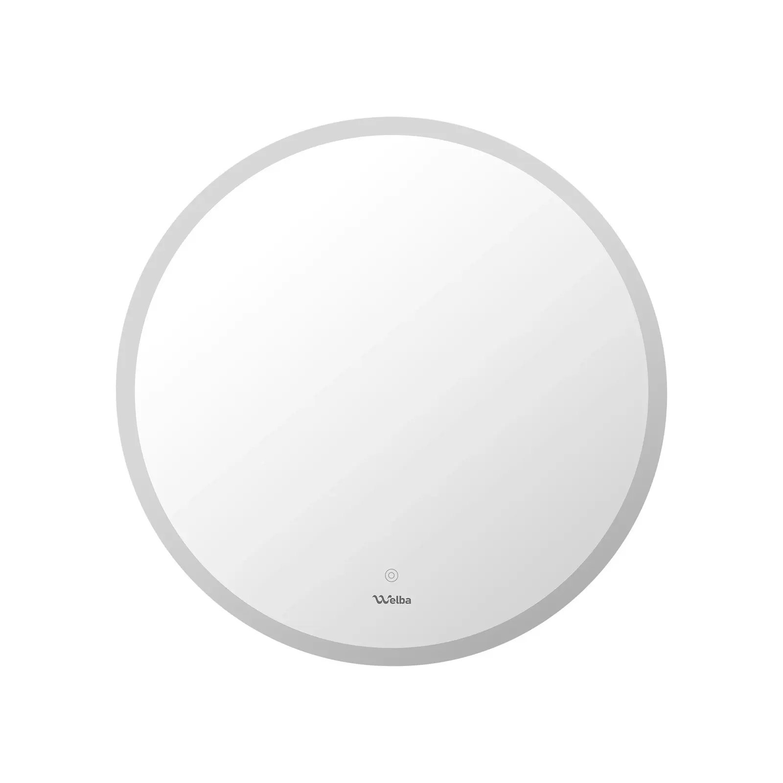 Welba 2PCS 800mm LED Round Bathroom Mirror Anti-fog Wall Makeup Mirrors