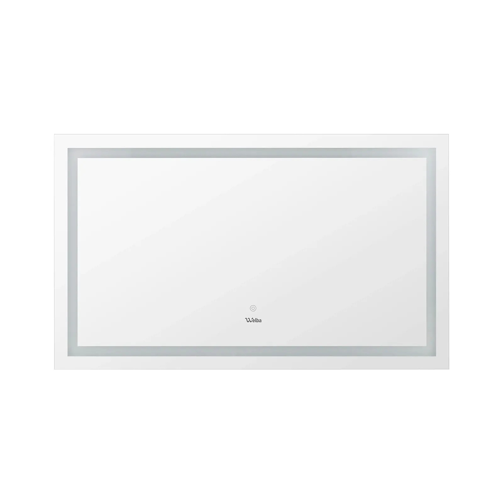 Welba 2PCS 1200x700mm LED Rectangle Bathroom Mirror Anti-fog Wall Makeup Mirrors