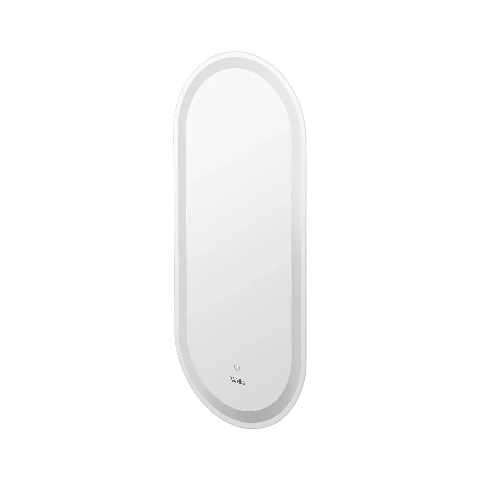 Welba 2PCS 1000x450mm LED Oval Bathroom Mirror Anti-fog Wall Makeup Mirrors