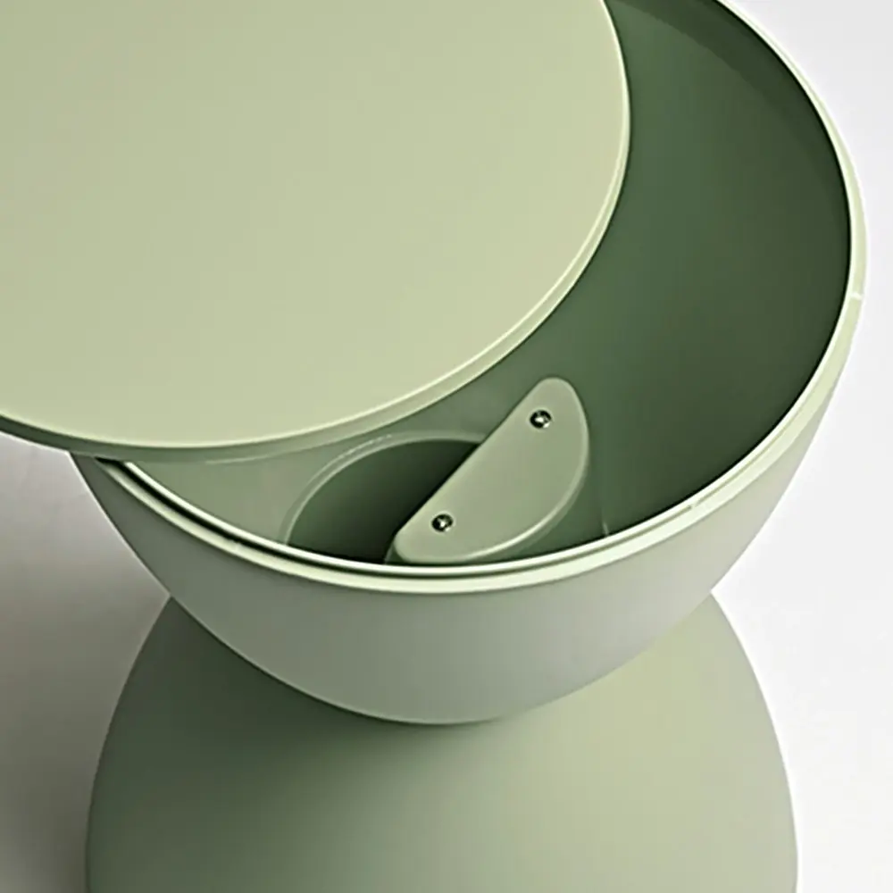 Furb Round Side Table Modern Hourglass Stool Round Stools Green Plastic Chair