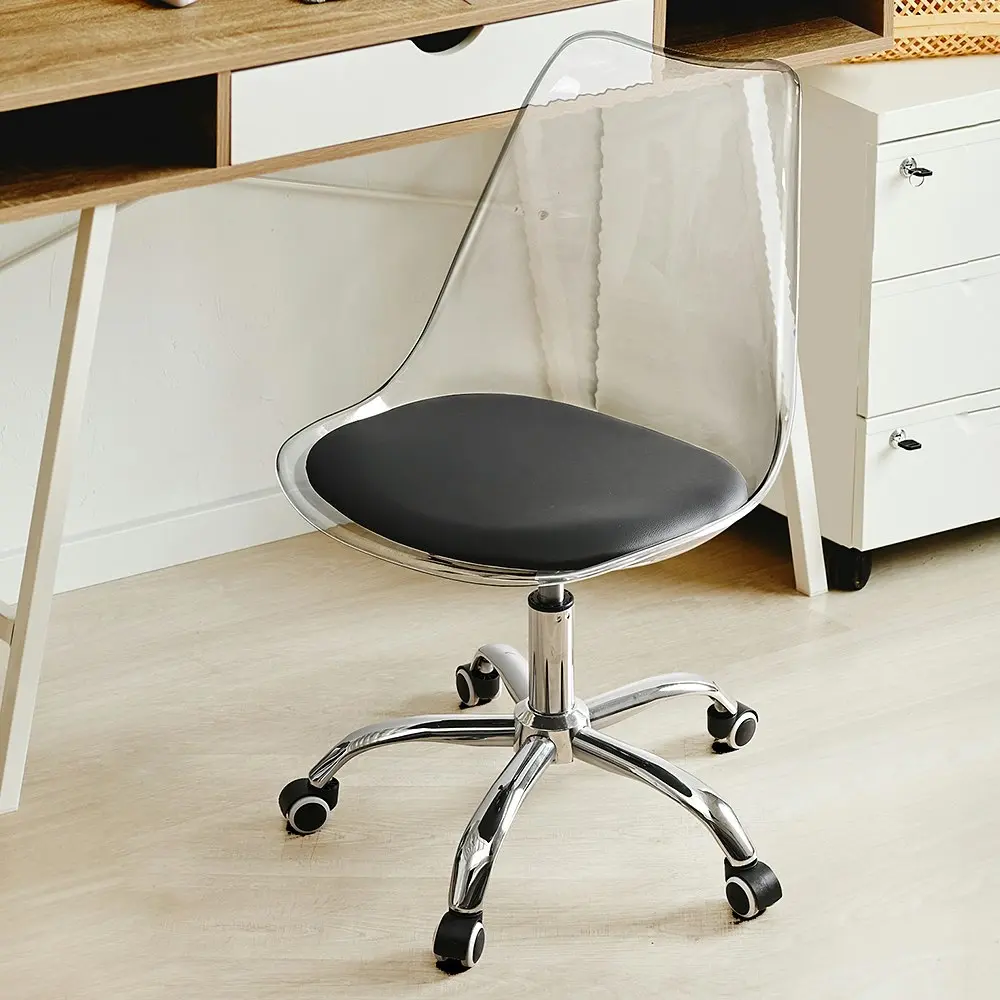 Furb Office Chair Height Adjustable Swivel Rolling Stools for Work Study Bedroom