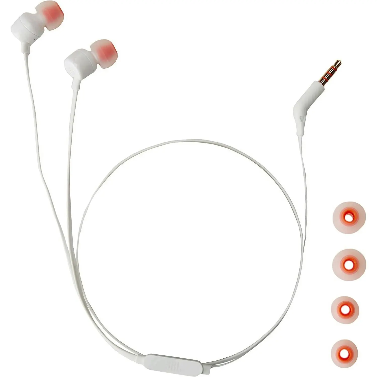 JBL T110 In Ear Headphones White