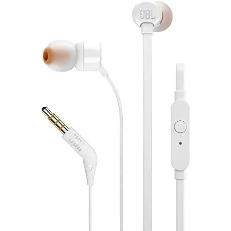 JBL T110 In Ear Headphones White