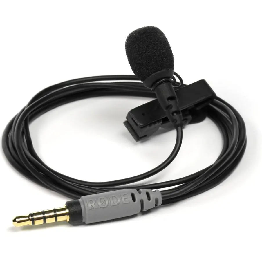 RODE SmartLav+ Lavalier Condenser Microphone for Smartphones with TRRS Connections