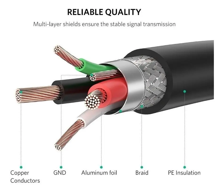 UGREEN 20846 USB 2.0 Printer Cable 1M