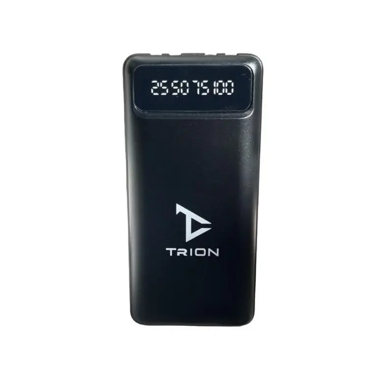 Trion IS-Y84 20000mAh Power Bank with Digital Display, Built-in 4 Cables & Type C Connectivity