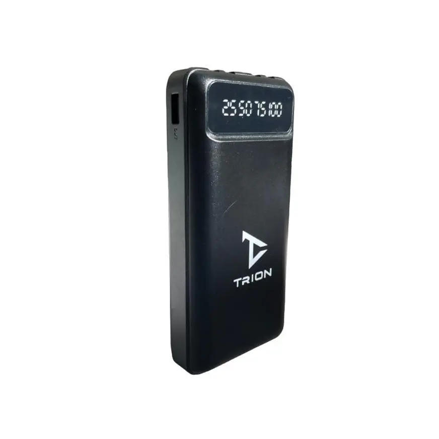 Trion IS-Y84 20000mAh Power Bank with Digital Display, Built-in 4 Cables & Type C Connectivity