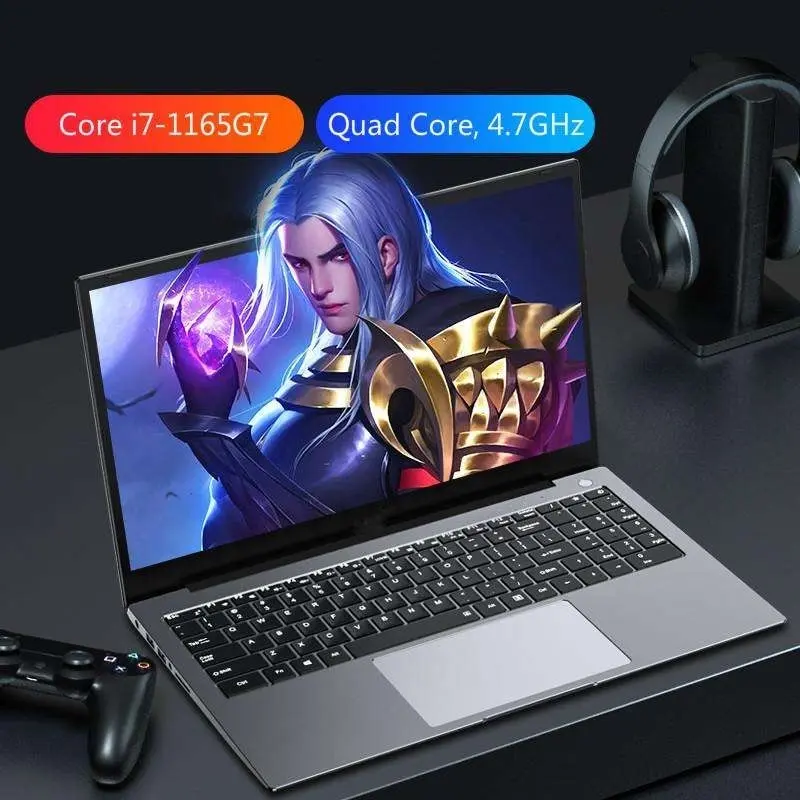 Trion Infinity 700 15.6" 11th Gen Laptop i7-1165G7 Intel Iris Xe Graphics Windows 10 Pro - Gray