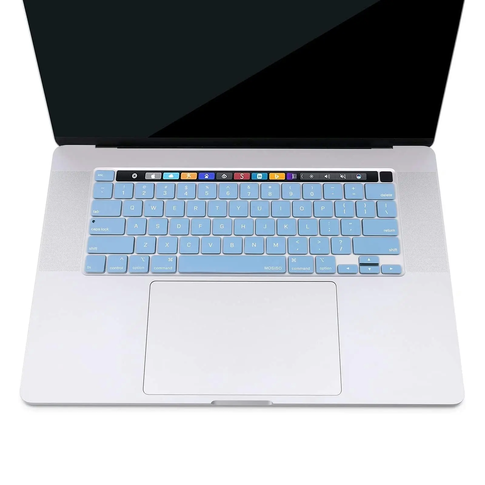 Keyboard Cover Skin For MacBook Pro 13 Pro 16 A2338 A2289 A2251 A2141 M1 M2 2020 to 2023 Sky Blue