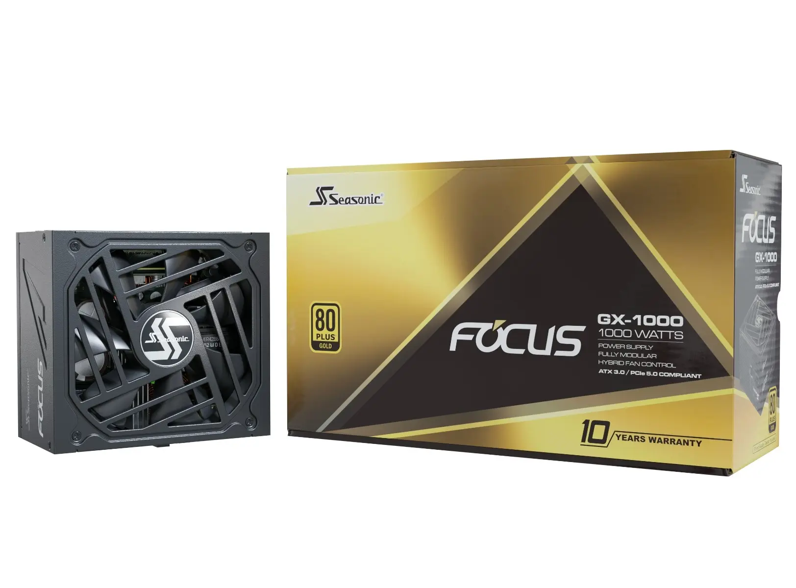 Seasonic FOCUS GX-1000 ATX 3.0 1000W Gold PSU (SSR-1000FX3)