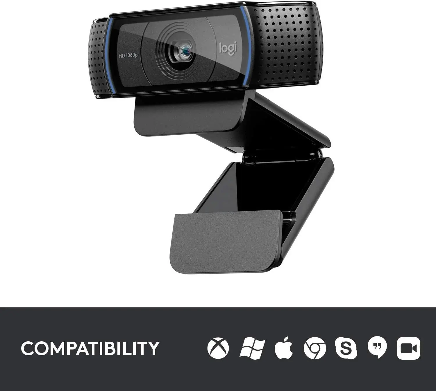 Logitech C920 HD Pro Webcam - Black