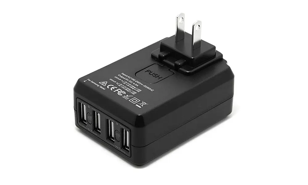 Mozbit 4.5A 4-Port USB Travel Wall Charger