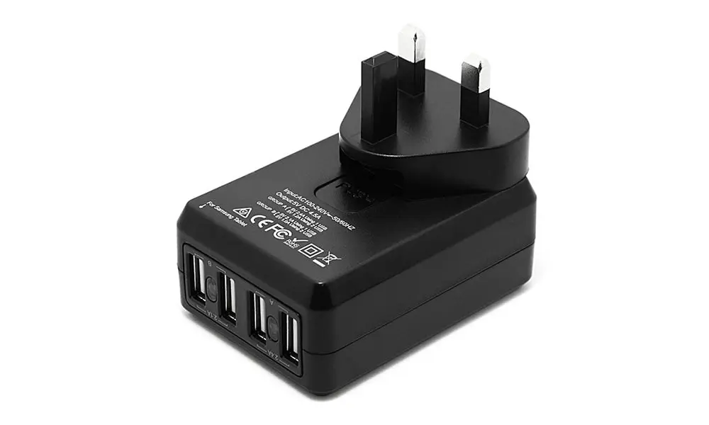 Mozbit 4.5A 4-Port USB Travel Wall Charger