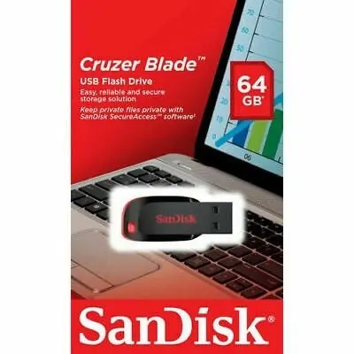 Sandisk Cruzer Blade CZ50 64GB USB Flash Drive